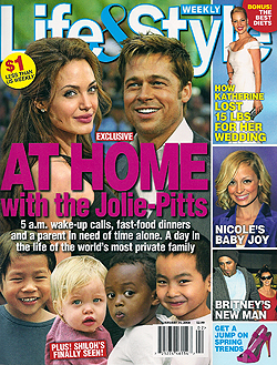 Illustration for article titled This Week In Tabloids: Katherine Weds; The Jolie-Pitts Continue To Exist